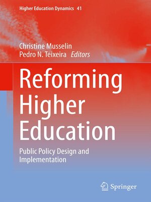 cover image of Reforming Higher Education